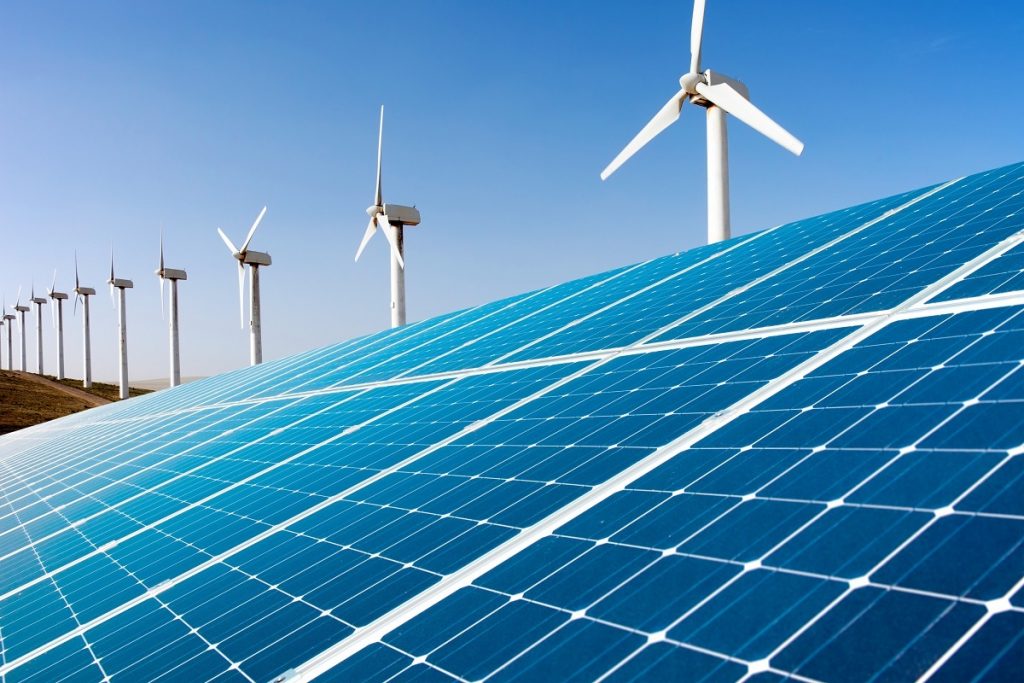 Solutions to Environmental Issues- Solar and wind power 