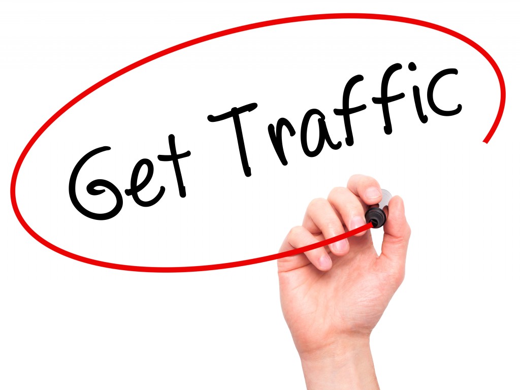 get traffic concept