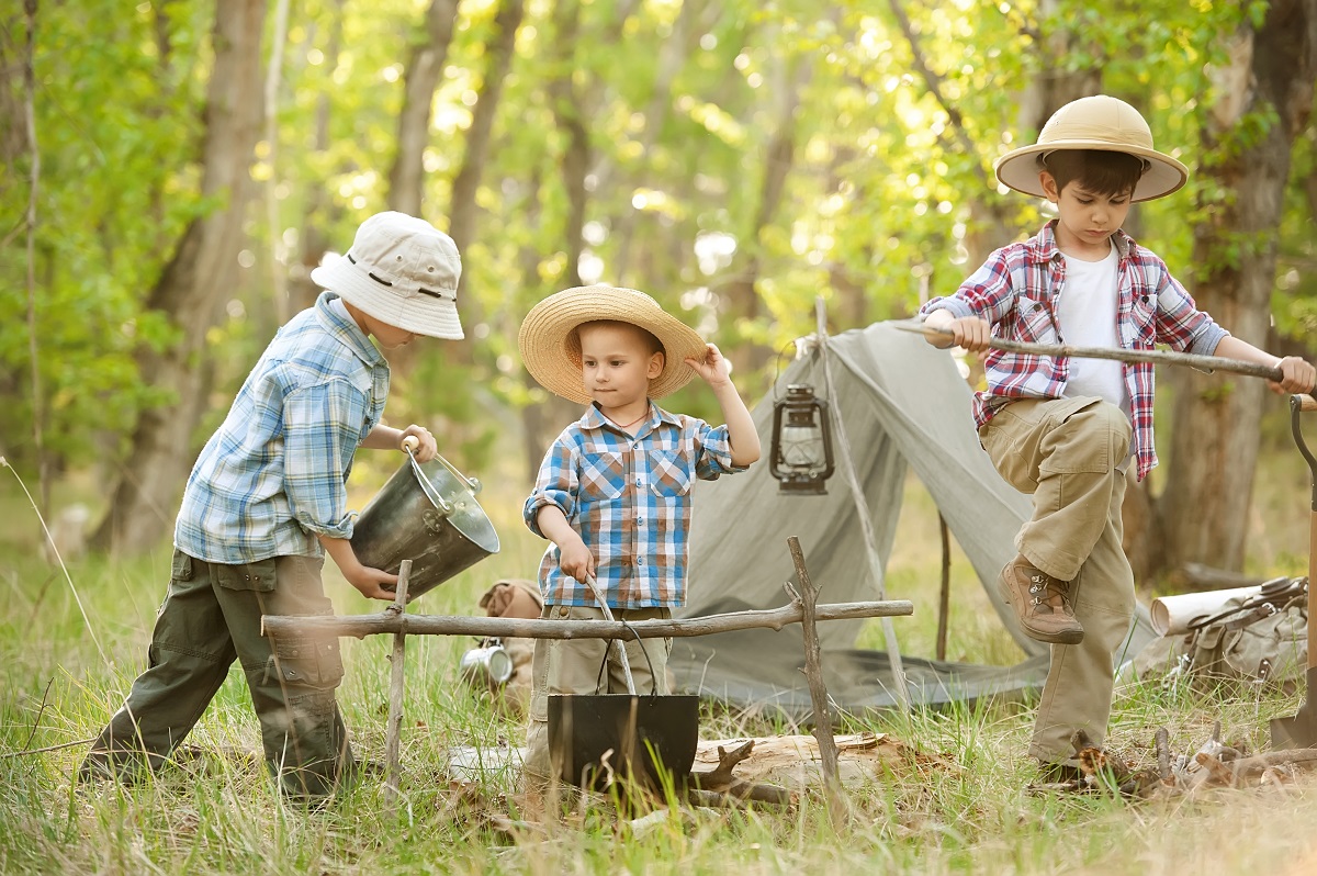 kids camping