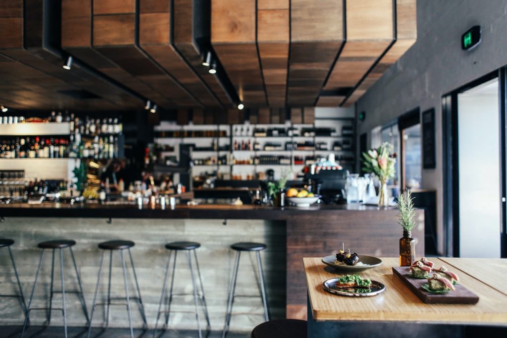 an empty restaurant