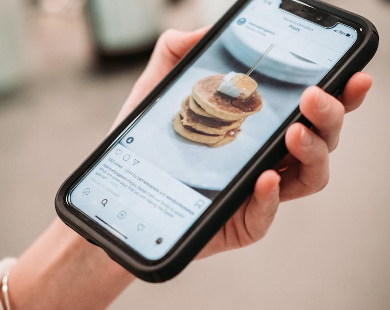 pancake photo posted on Instagram