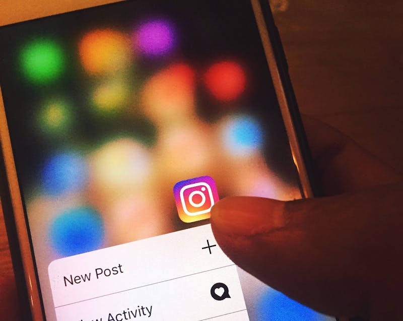 posting on Instagram