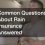 Common Questions About Rain Insurance Answered